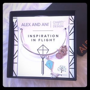 NWT Alex&Ani Charm Bracelet-Inspiration in Flight